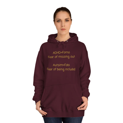 College Hoodie — Minimal Embroidered Campus Pullover (Green)