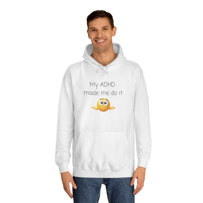 Smiling Emoji College Hoodie — Cute Campus Vibes Pullover