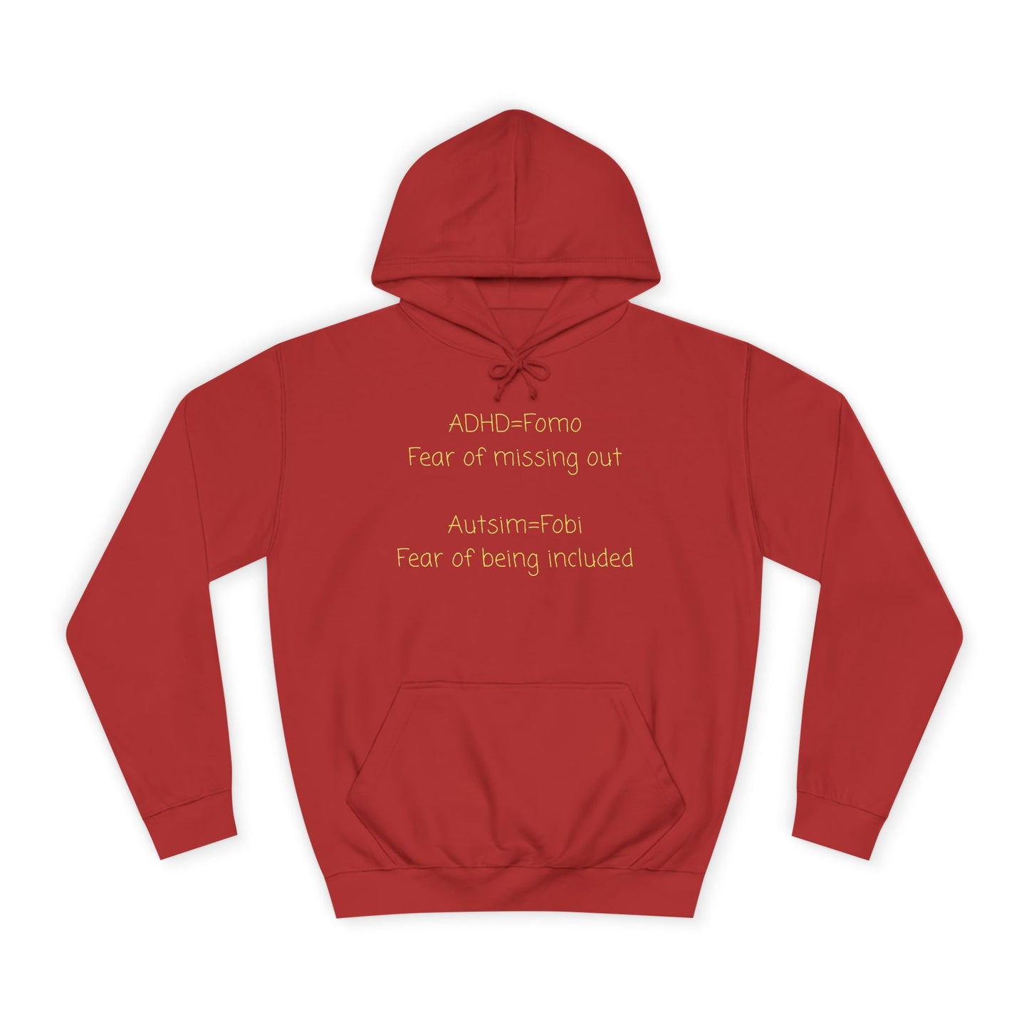 College Hoodie — Minimal Embroidered Campus Pullover (Green)