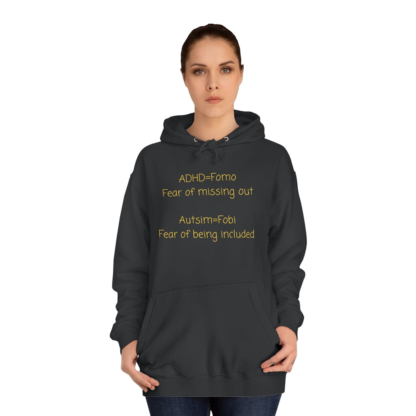 College Hoodie — Minimal Embroidered Campus Pullover (Green)