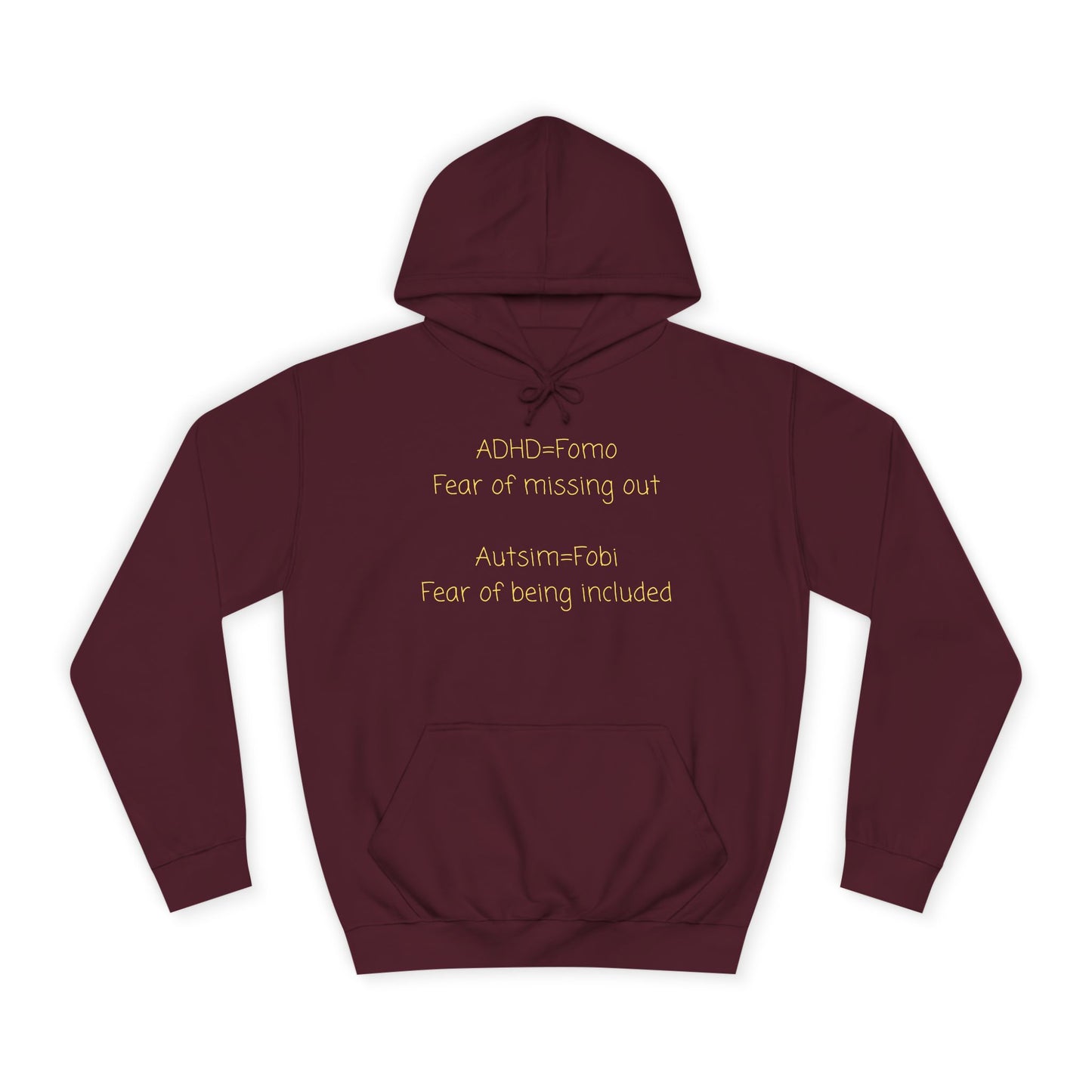 College Hoodie — Minimal Embroidered Campus Pullover (Green)