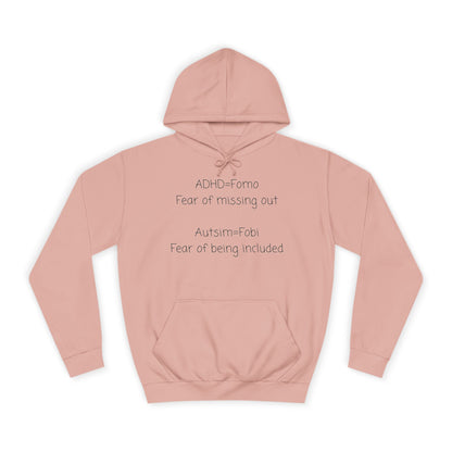 College Hoodie — Classic Blank White Campus Hoodie for Students & Athleisure