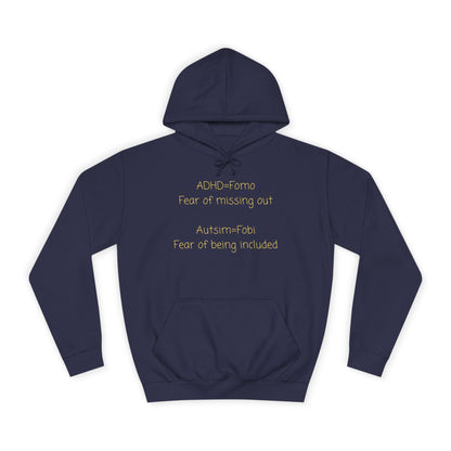 College Hoodie — Minimal Embroidered Campus Pullover (Green)