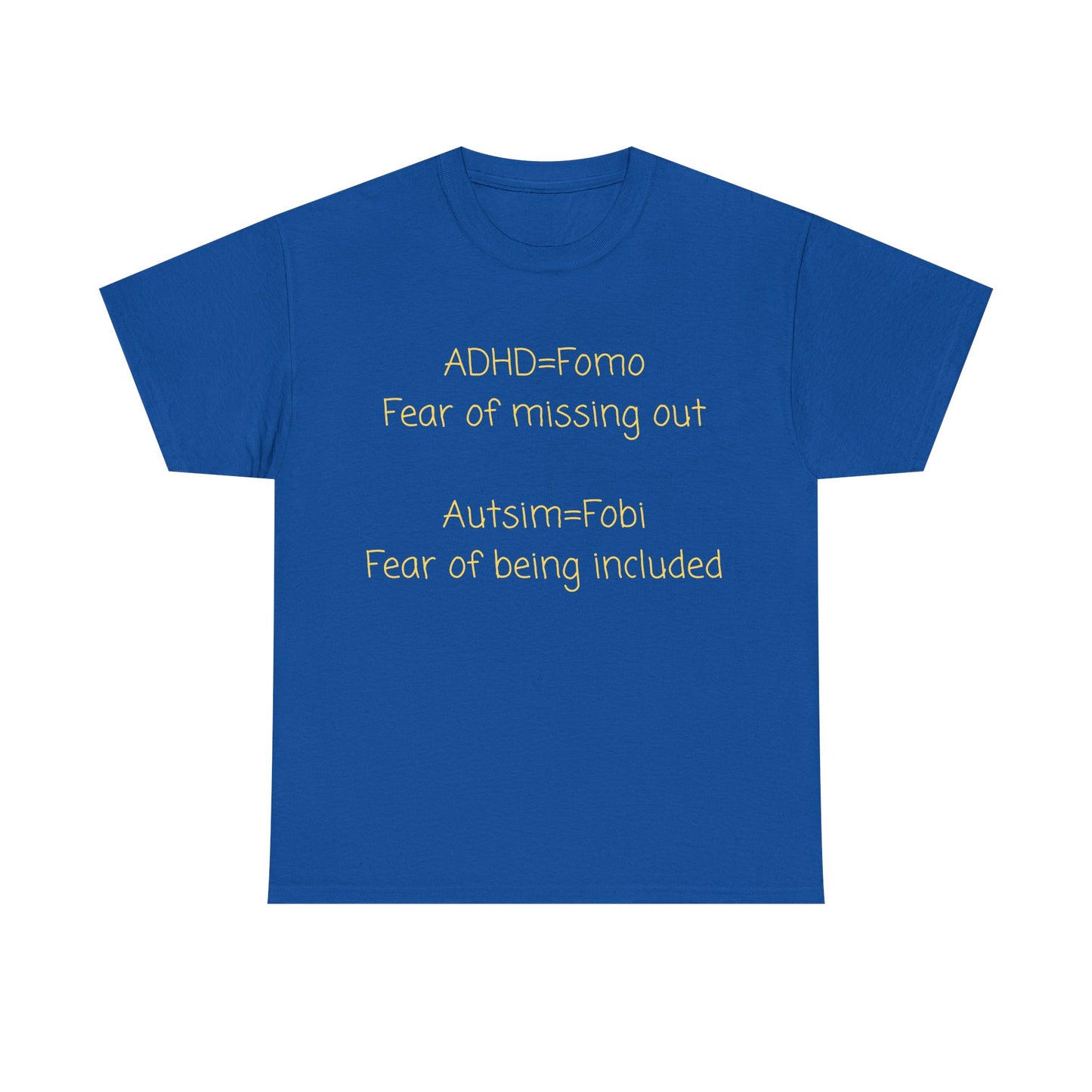 T‑Shirt — Minimal Positive Quote Tee (subtle yellow text)