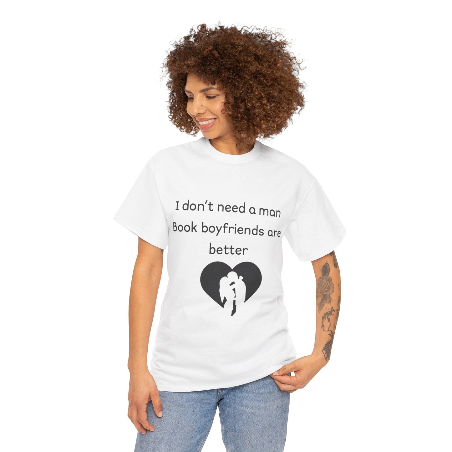 Book Boyfriends Are Better Tee — Funny Literary Lover T-Shirt