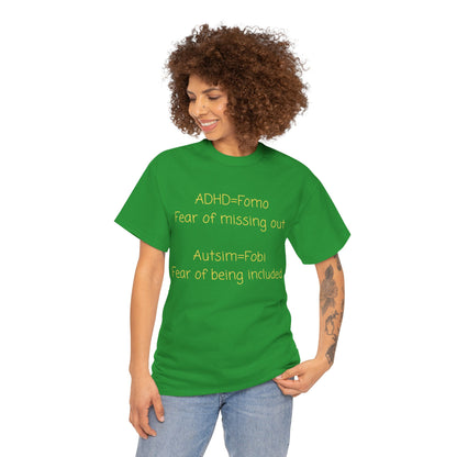 T‑Shirt — Minimal Positive Quote Tee (subtle yellow text)