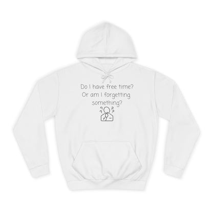 College Hoodie — Minimal Campus Crest Hoodie