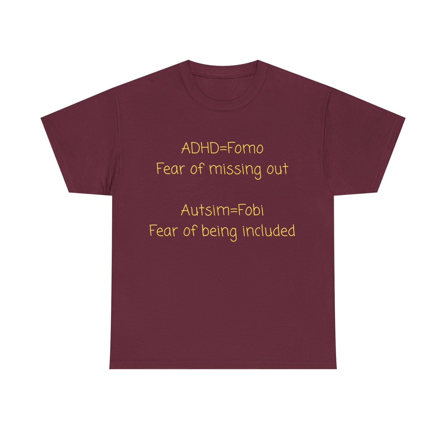 T‑Shirt — Minimal Positive Quote Tee (subtle yellow text)