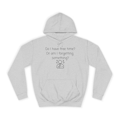 College Hoodie — Minimal Campus Crest Hoodie
