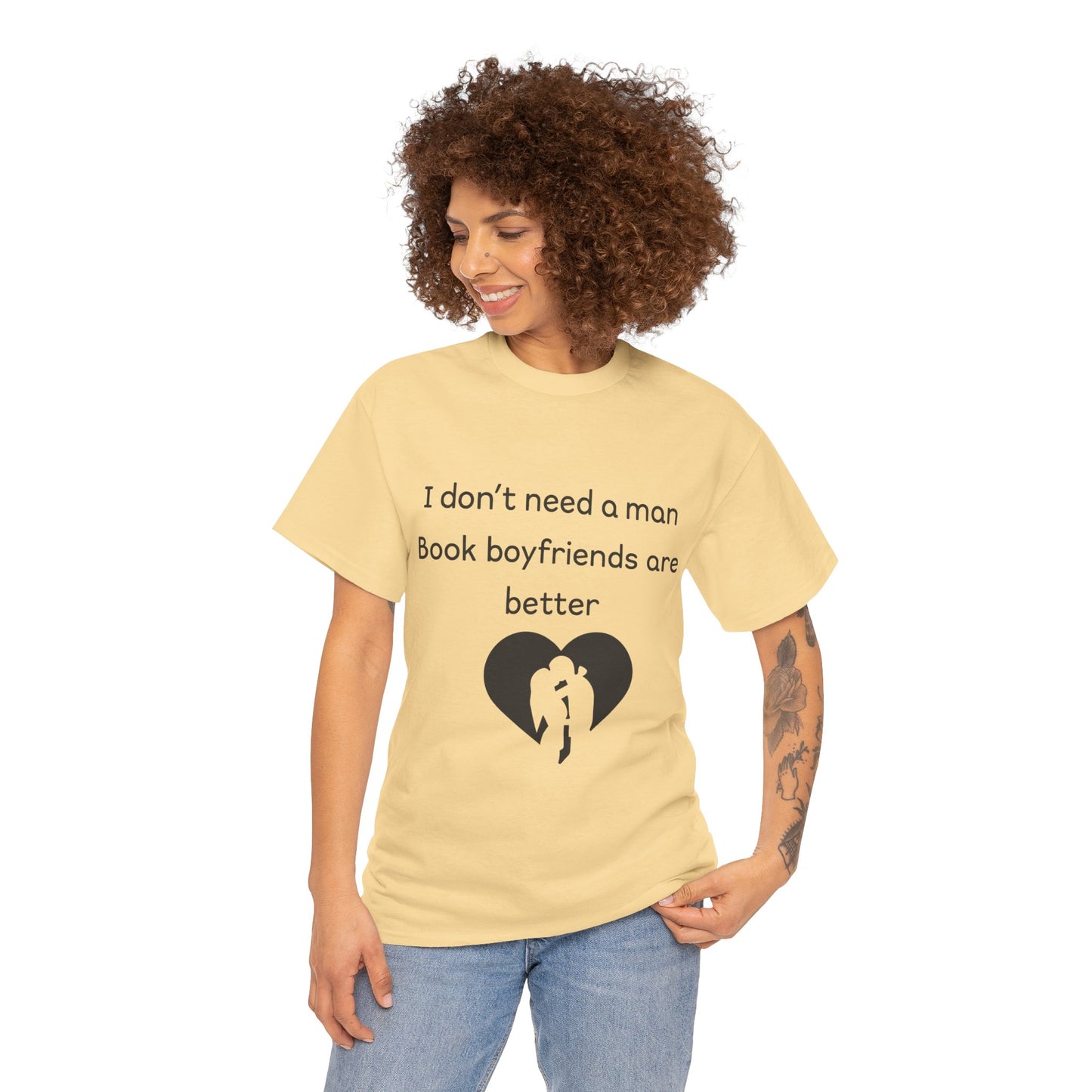 Book Boyfriends Are Better Tee — Funny Literary Lover T-Shirt