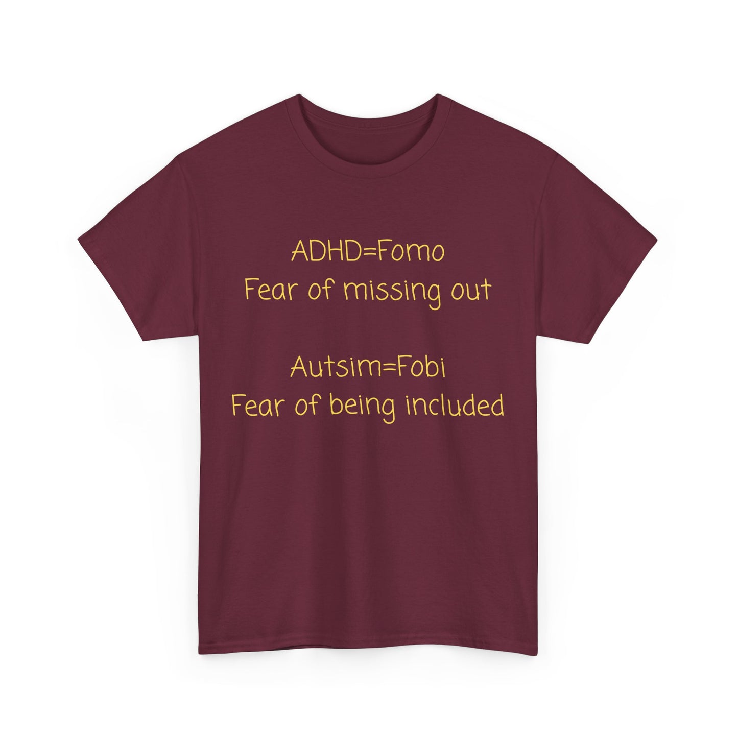 T‑Shirt — Minimal Positive Quote Tee (subtle yellow text)