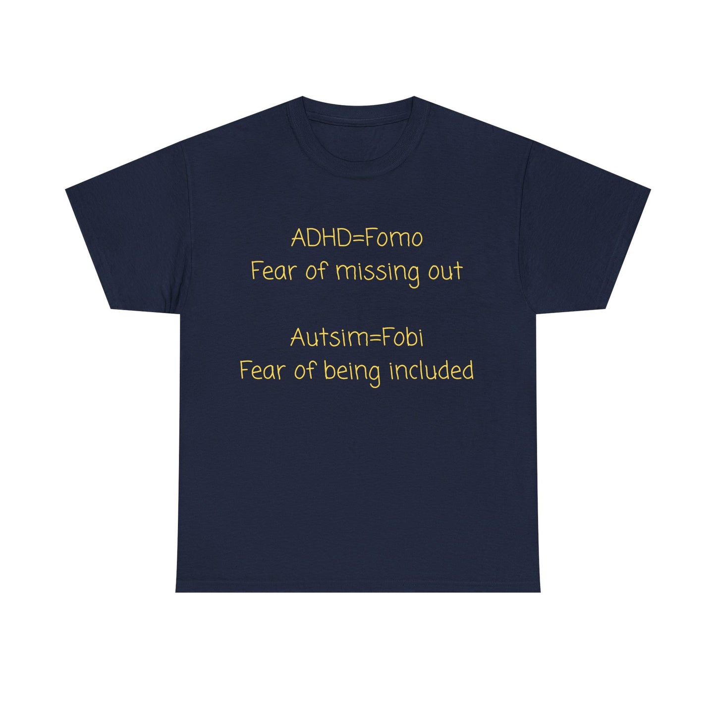 T‑Shirt — Minimal Positive Quote Tee (subtle yellow text)