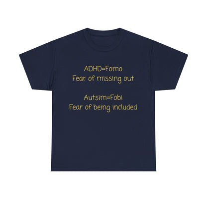 T‑Shirt — Minimal Positive Quote Tee (subtle yellow text)