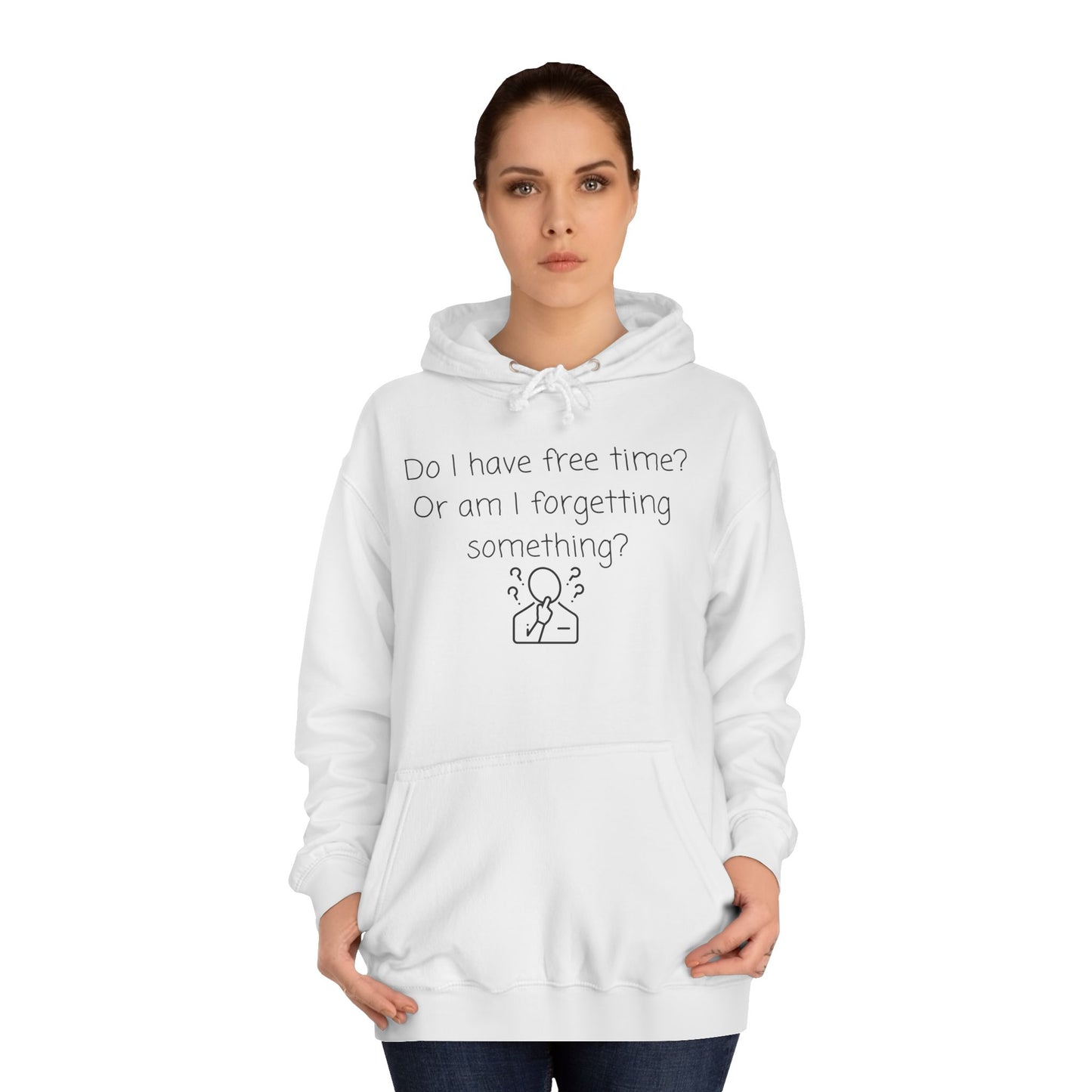 College Hoodie — Minimal Campus Crest Hoodie