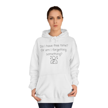 College Hoodie — Minimal Campus Crest Hoodie