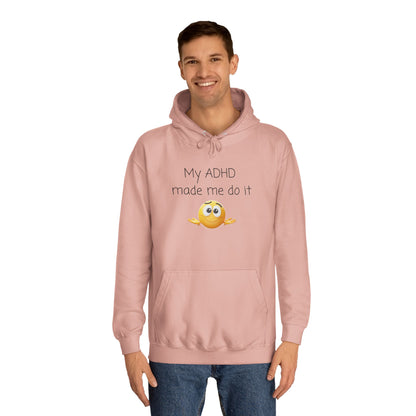 Smiling Emoji College Hoodie — Cute Campus Vibes Pullover