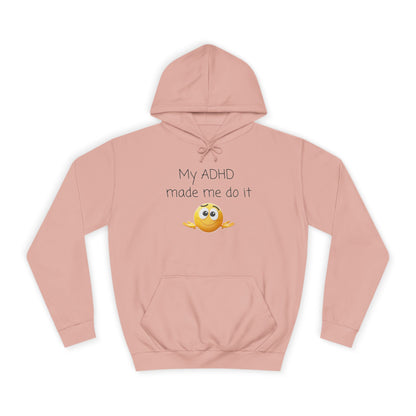 Smiling Emoji College Hoodie — Cute Campus Vibes Pullover