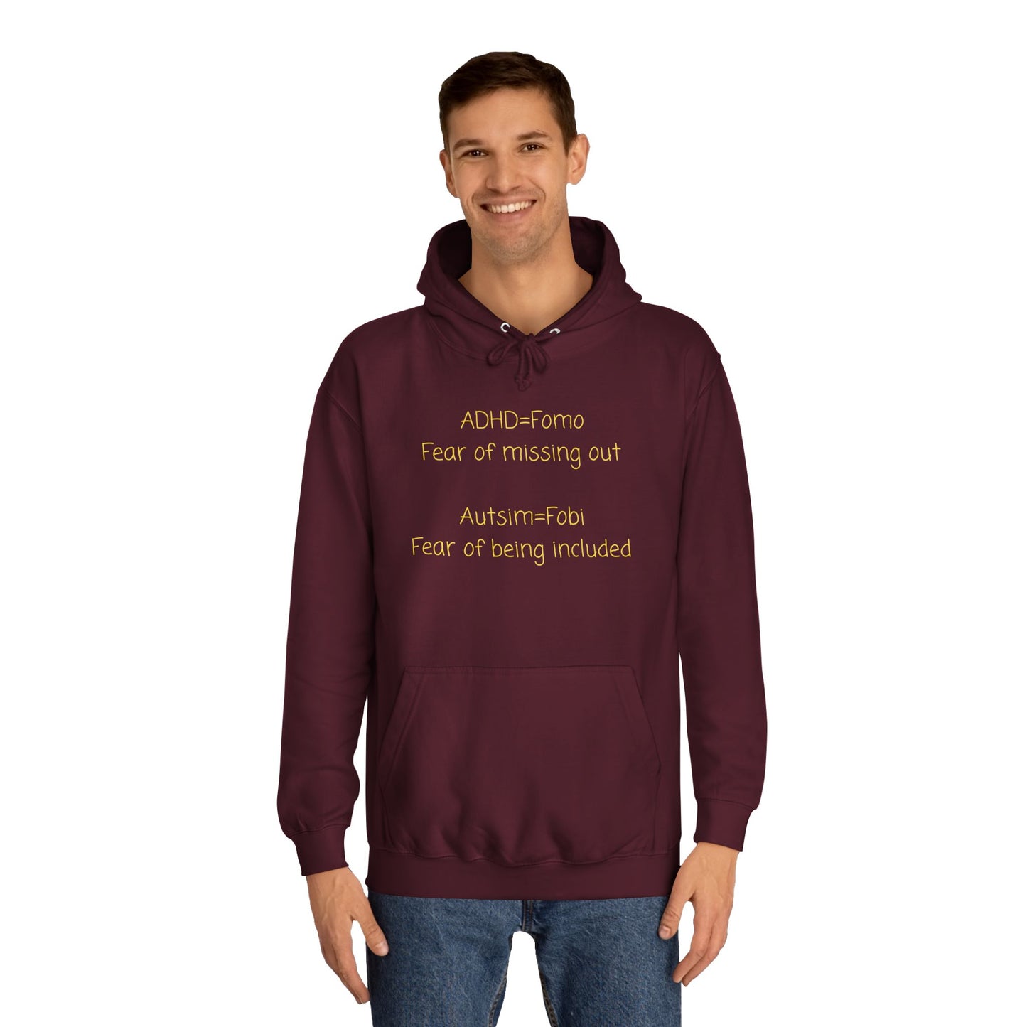 College Hoodie — Minimal Embroidered Campus Pullover (Green)