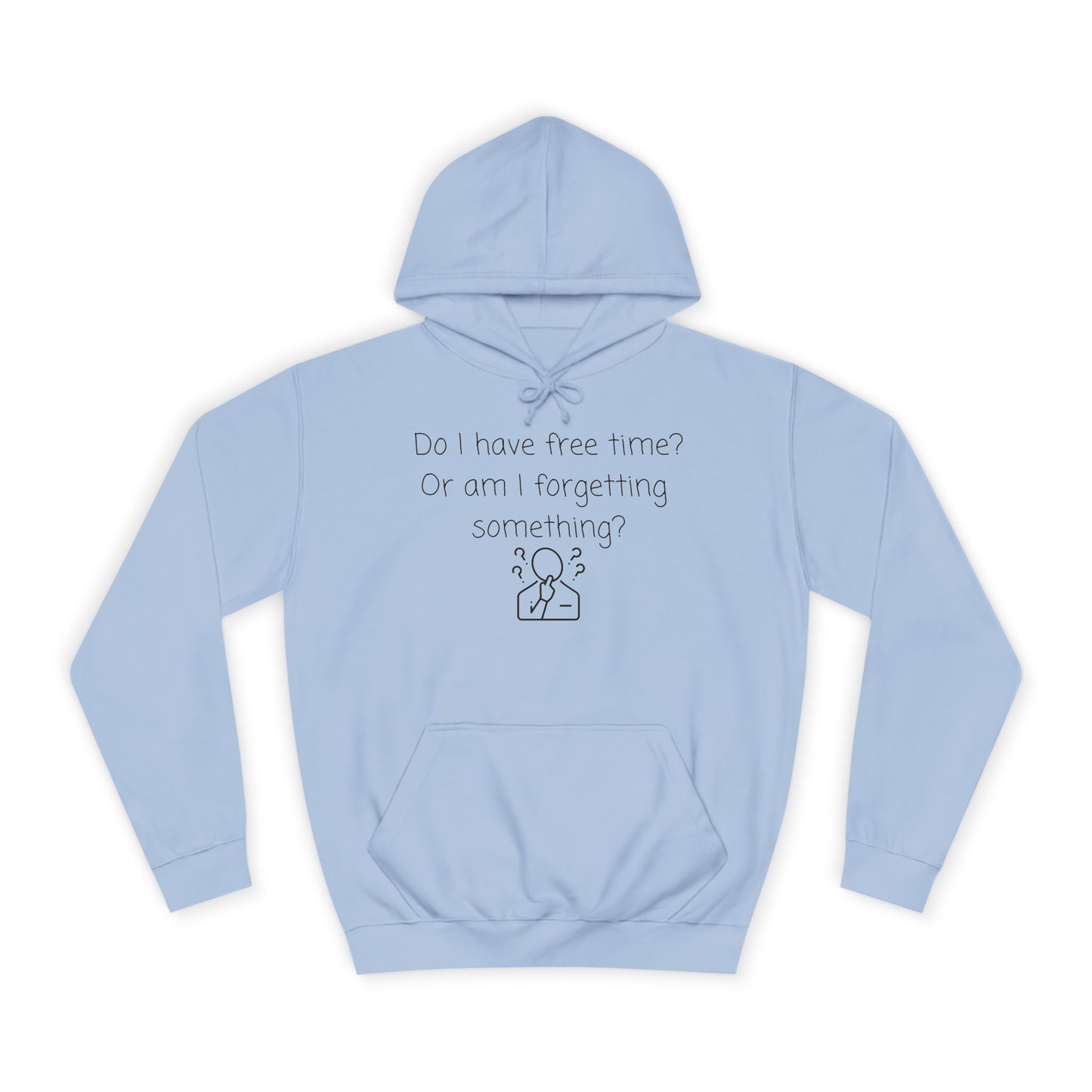 College Hoodie — Minimal Campus Crest Hoodie