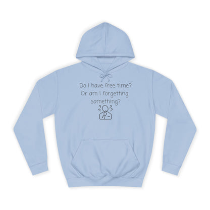 College Hoodie — Minimal Campus Crest Hoodie
