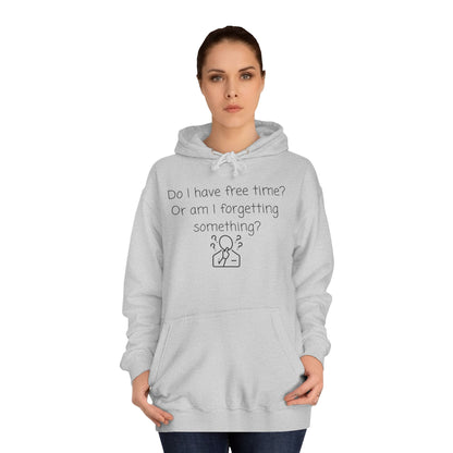 College Hoodie — Minimal Campus Crest Hoodie