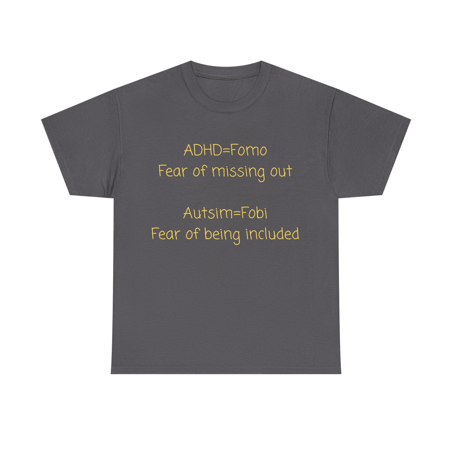 T‑Shirt — Minimal Positive Quote Tee (subtle yellow text)
