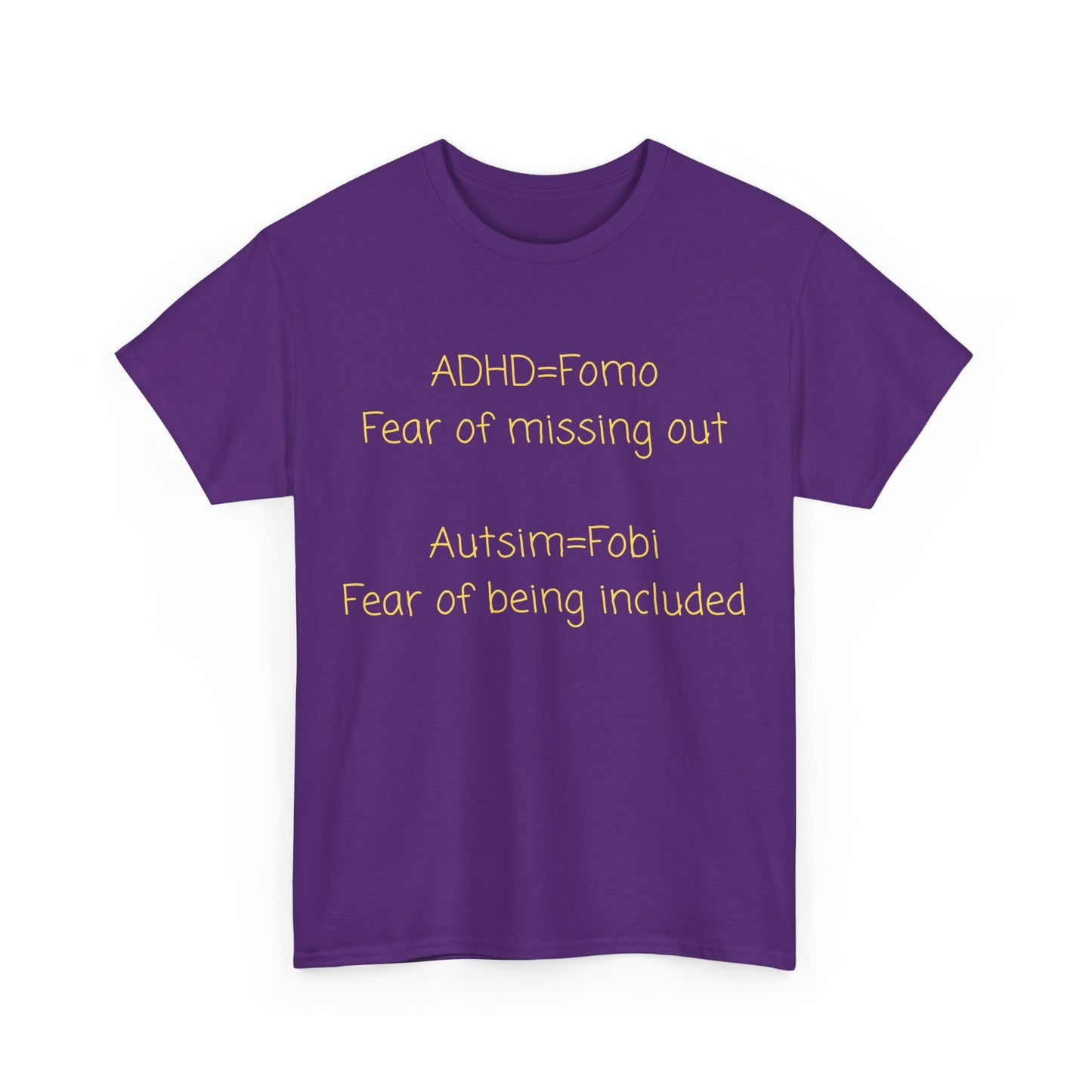 T‑Shirt — Minimal Positive Quote Tee (subtle yellow text)