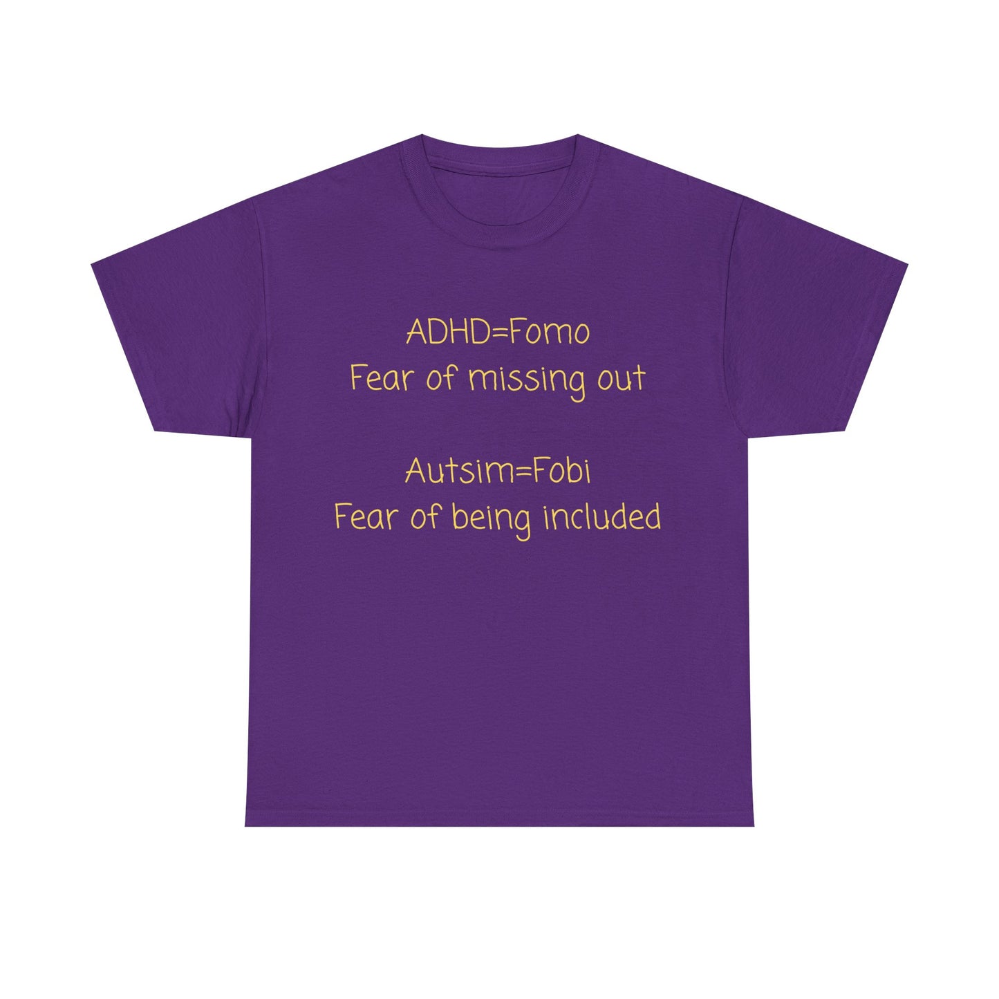 T‑Shirt — Minimal Positive Quote Tee (subtle yellow text)