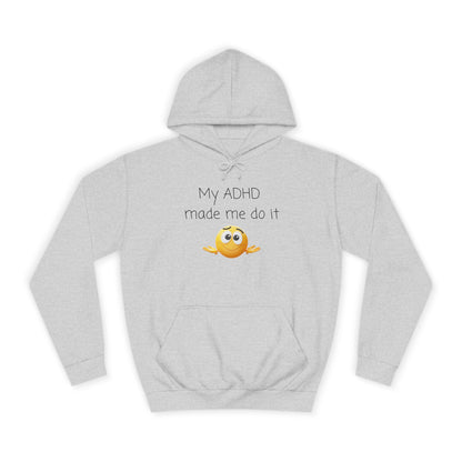 Smiling Emoji College Hoodie — Cute Campus Vibes Pullover