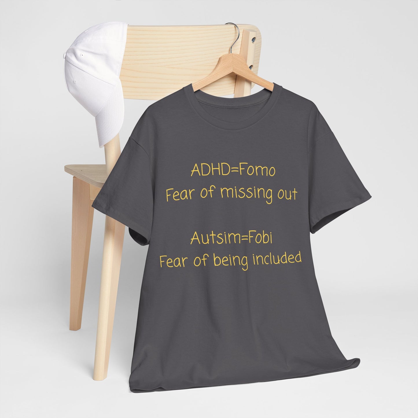 T‑Shirt — Minimal Positive Quote Tee (subtle yellow text)
