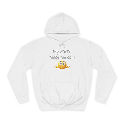 Smiling Emoji College Hoodie — Cute Campus Vibes Pullover