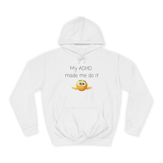 Smiling Emoji College Hoodie — Cute Campus Vibes Pullover