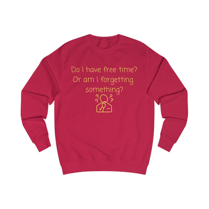 Funny 'Do I Have Free Time?' Sweatshirt — Relatable Introvert Pullover