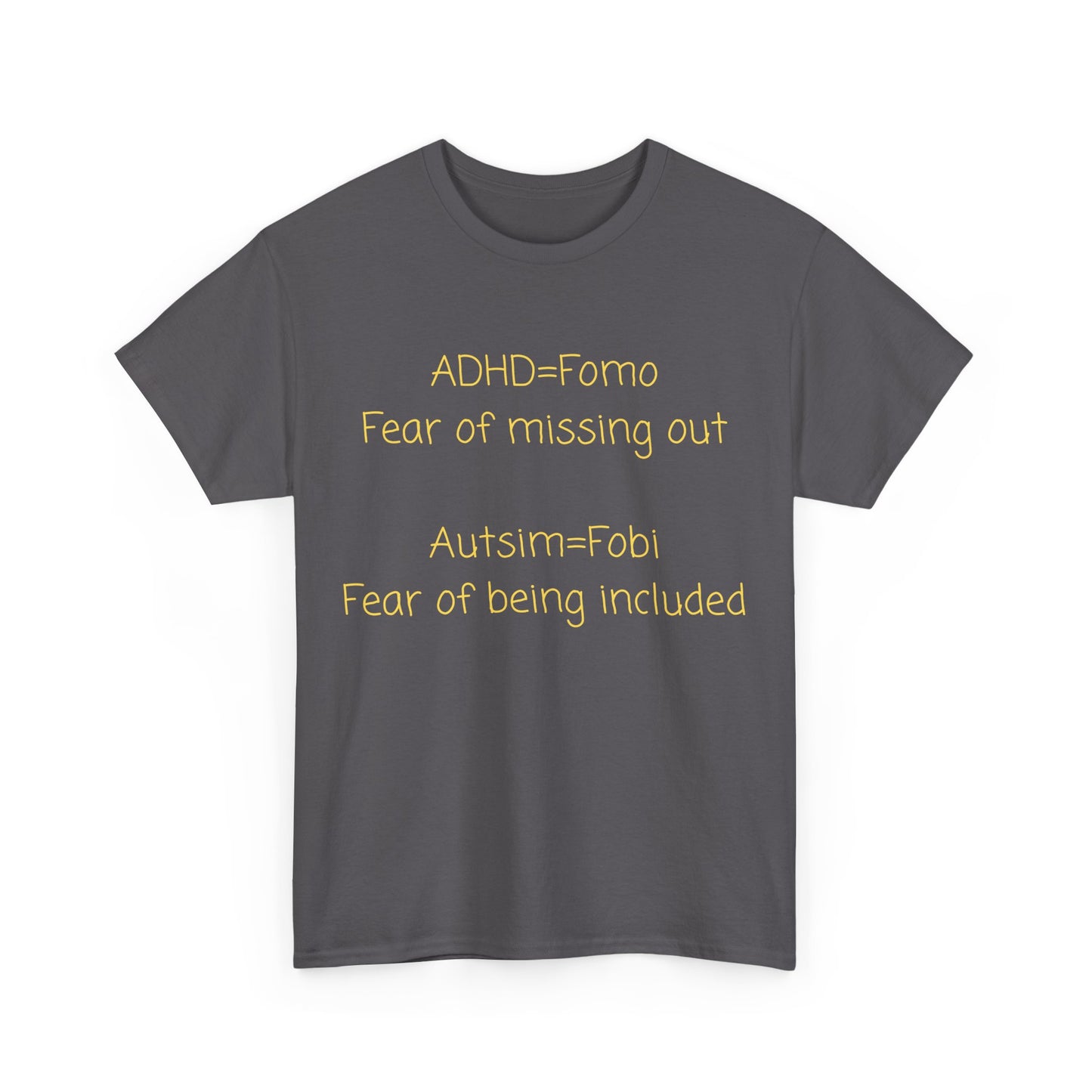 T‑Shirt — Minimal Positive Quote Tee (subtle yellow text)