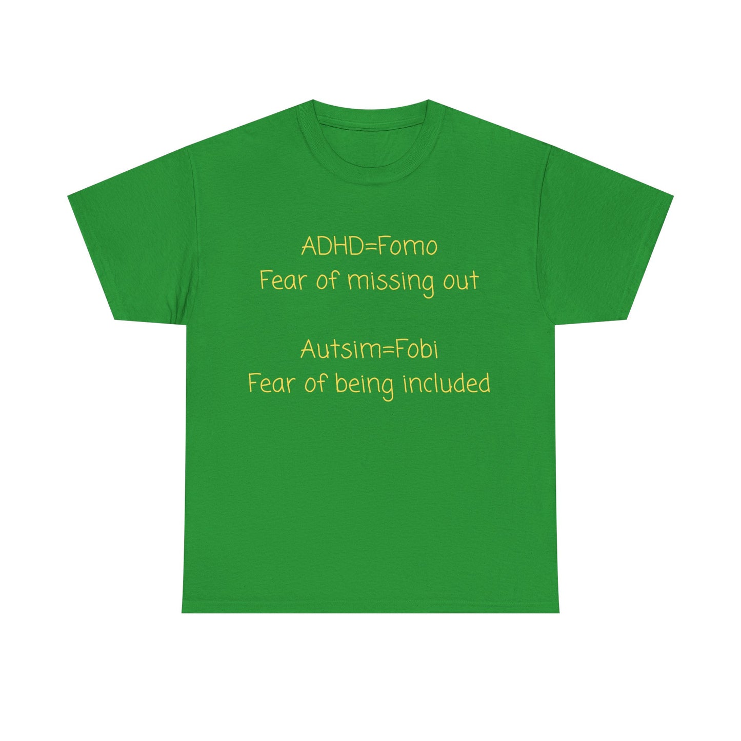 T‑Shirt — Minimal Positive Quote Tee (subtle yellow text)