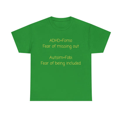 T‑Shirt — Minimal Positive Quote Tee (subtle yellow text)